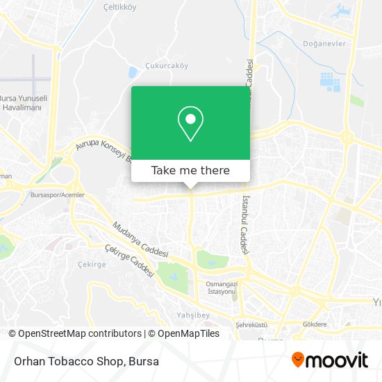 Orhan Tobacco Shop map