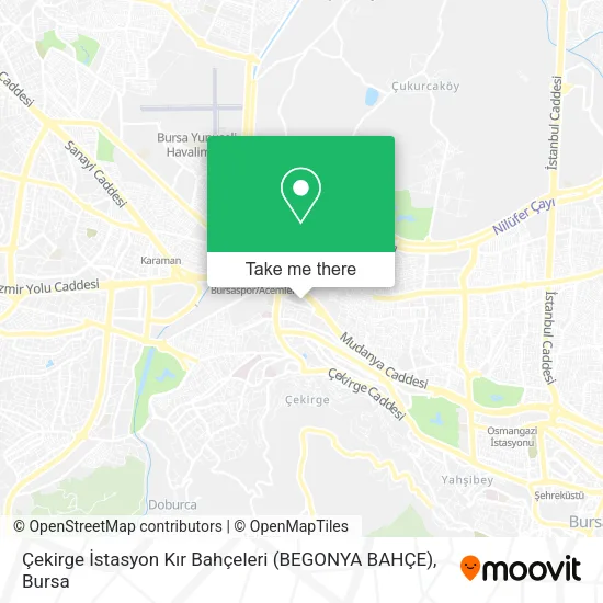 Çekirge İstasyon Kır Bahçeleri (BEGONYA BAHÇE) map