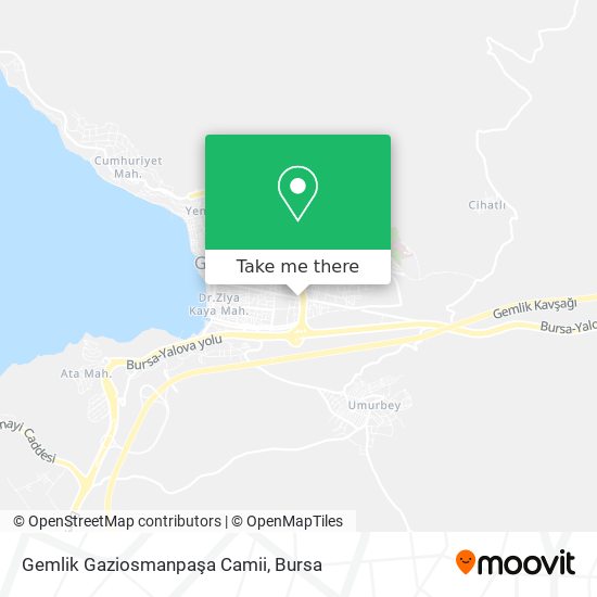 Gemlik Gaziosmanpaşa Camii map