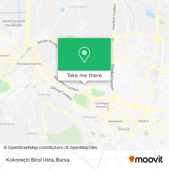 Kokoreçci Birol Usta map