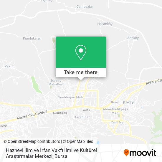 Haznevi İlim ve İrfan Vakfı İlmi ve Kültürel Araştırmalar Merkezi map