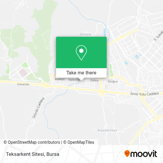 Teksarkent Sitesi map