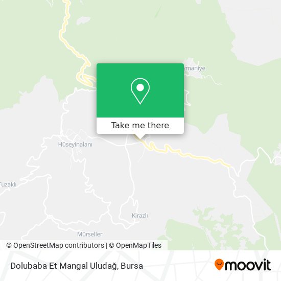 Dolubaba Et Mangal Uludağ map