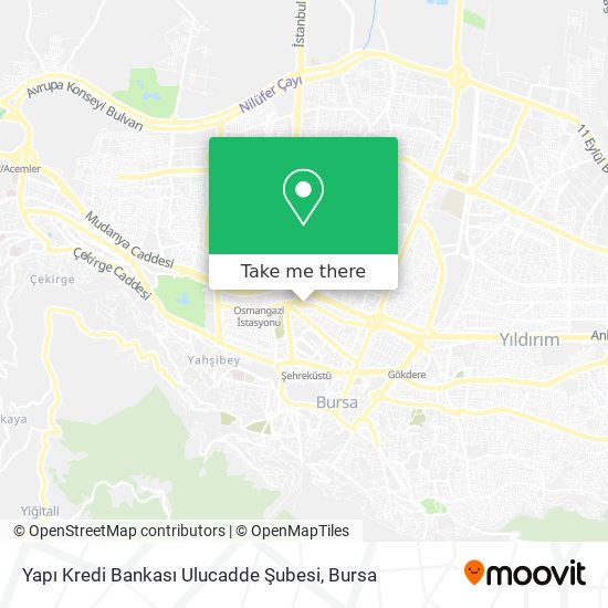 Yapı Kredi Bankası Ulucadde Şubesi map