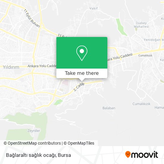 Bağlaraltı sağlık ocağı map