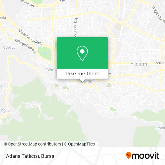 Adana Tatlıcısı map
