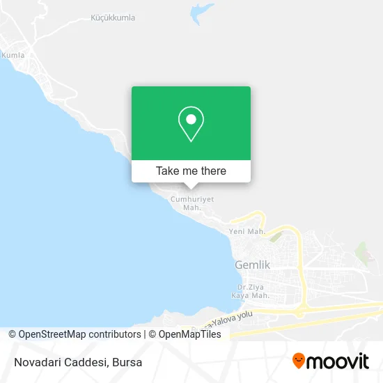 Novadari Caddesi map