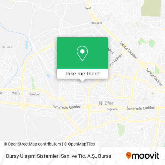 Duray Ulaşım Sistemleri San. ve Tic. A.Ş. map
