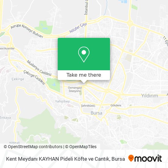 Kent Meydanı KAYHAN Pideli Köfte ve Cantık map