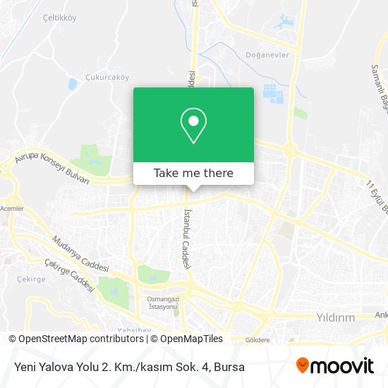 Yeni Yalova Yolu 2. Km. / kasım Sok. 4 map