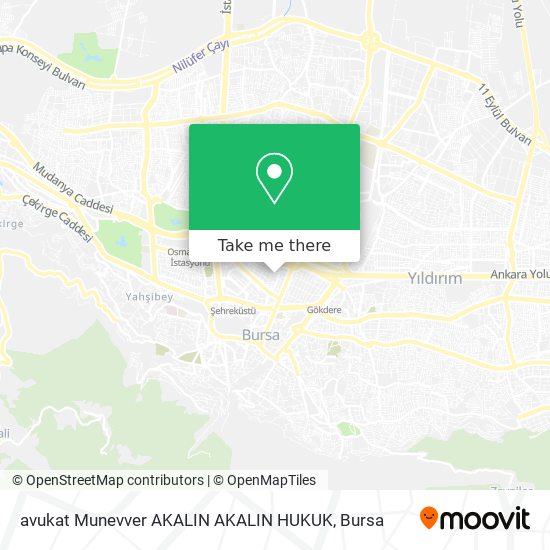 avukat Munevver AKALIN AKALIN HUKUK map