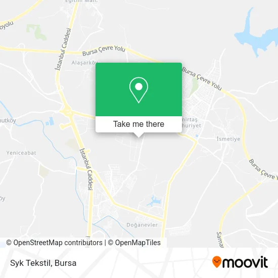 Syk Tekstil map