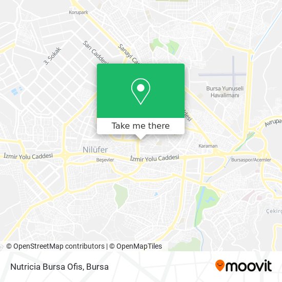 Nutricia Bursa Ofis map