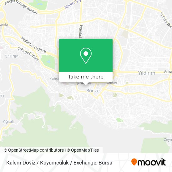 Kalem Döviz / Kuyumculuk / Exchange map