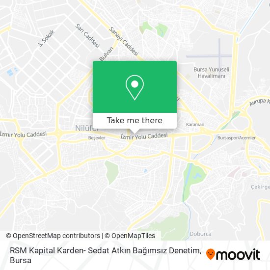 RSM Kapital Karden- Sedat Atkın Bağımsız Denetim map