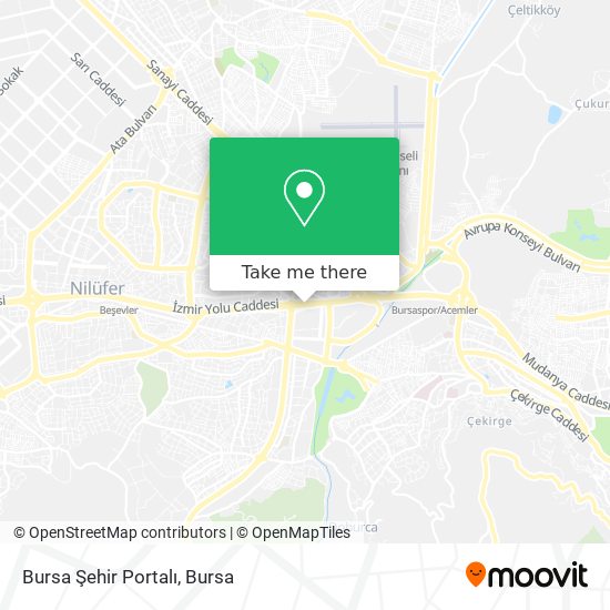 Bursa Şehir Portalı map