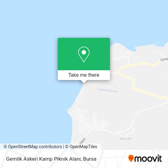 Gemlik Askeri Kamp Piknik Alanı map