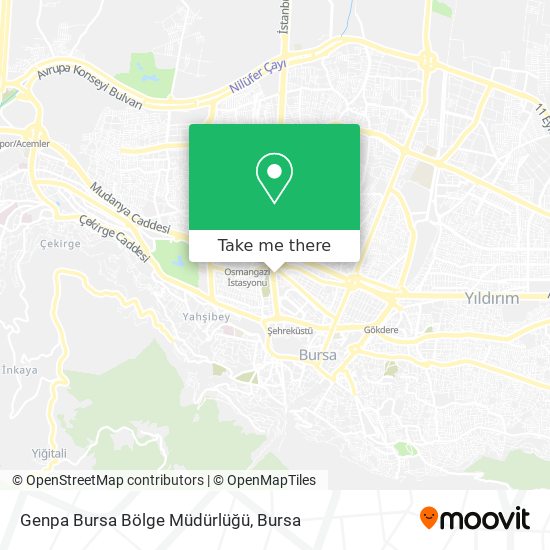 Genpa Bursa Bölge Müdürlüğü map