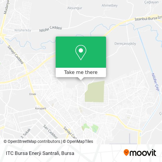ITC Bursa Enerji Santrali map
