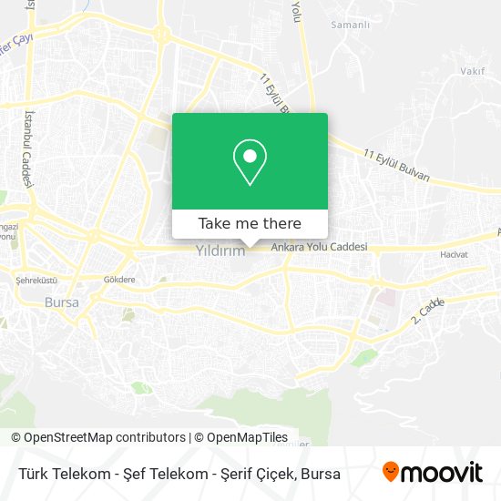 Türk Telekom - Şef Telekom - Şerif Çiçek map