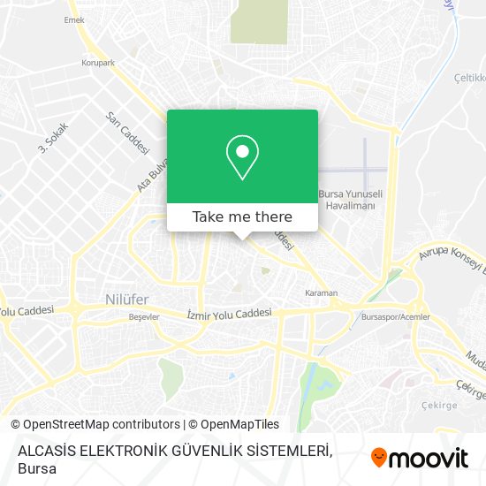 ALCASİS ELEKTRONİK GÜVENLİK SİSTEMLERİ map