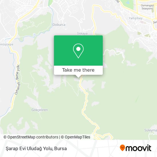 Şarap Evi Uludağ Yolu map