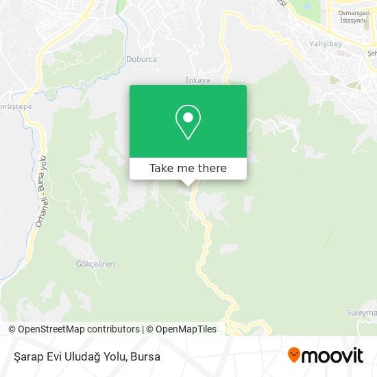 Şarap Evi Uludağ Yolu map