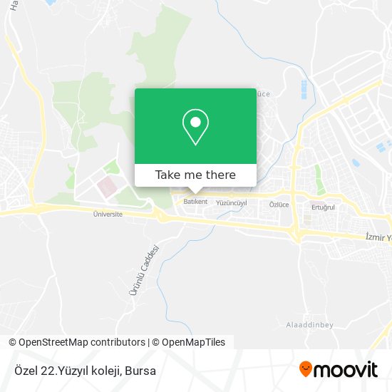 Özel 22.Yüzyıl koleji map