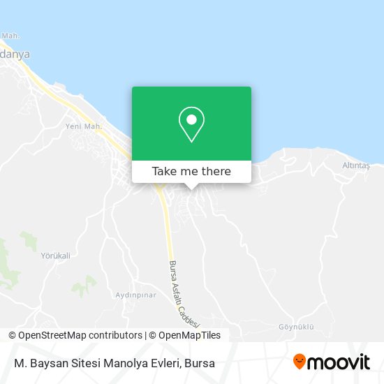 M. Baysan Sitesi Manolya Evleri map