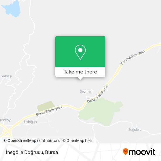 İnegöl'e Doğruuu map