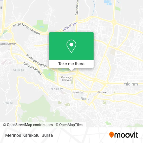 Merinos Karakolu map