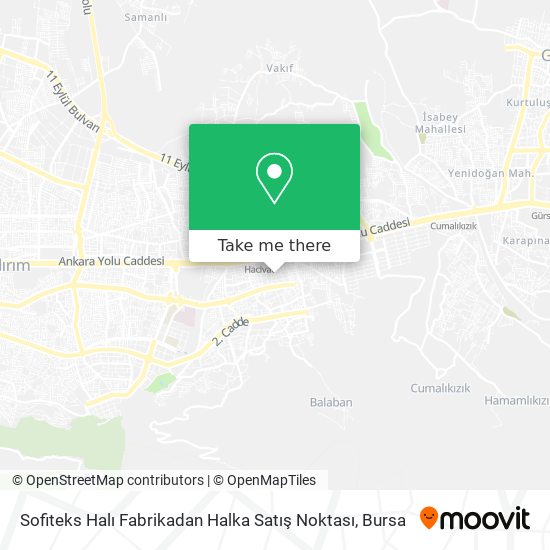 Sofiteks Halı Fabrikadan Halka Satış Noktası map