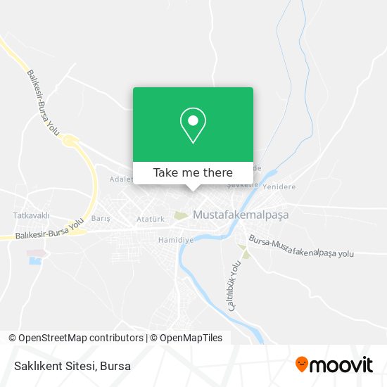 Saklıkent Sitesi map