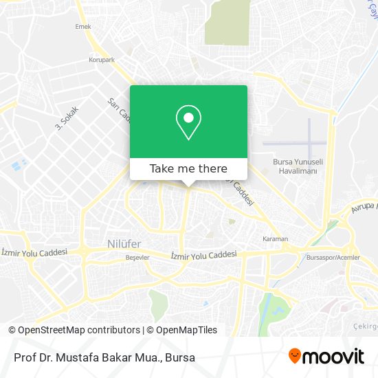 Prof Dr. Mustafa Bakar Mua. map