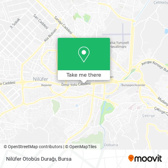 Nilüfer Otobüs Durağı map