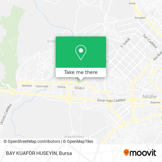 BAY KUAFÖR  HUSEYİN map