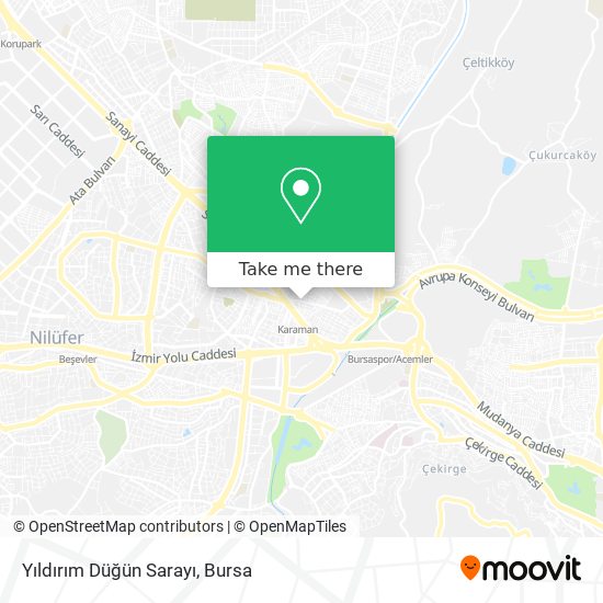 Yıldırım Düğün Sarayı map