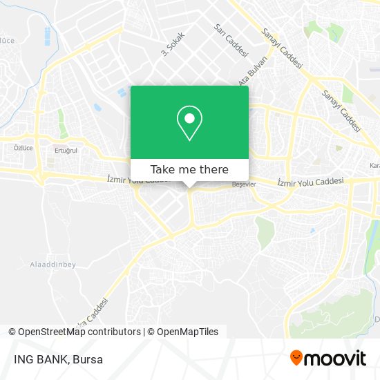 ING BANK map