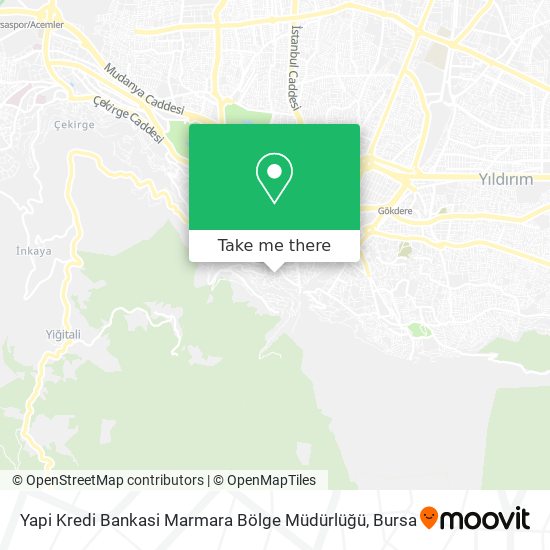 Yapi Kredi Bankasi Marmara Bölge Müdürlüğü map