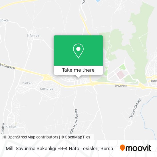 Milli Savunma Bakanlığı EB-4 Nato Tesisleri map