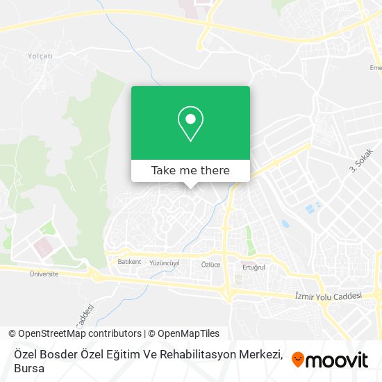 Özel Bosder Özel Eğitim Ve Rehabilitasyon Merkezi map