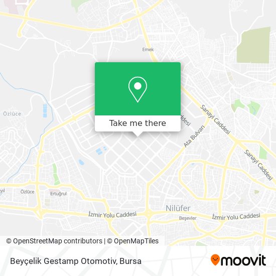 Beyçelik Gestamp Otomotiv map
