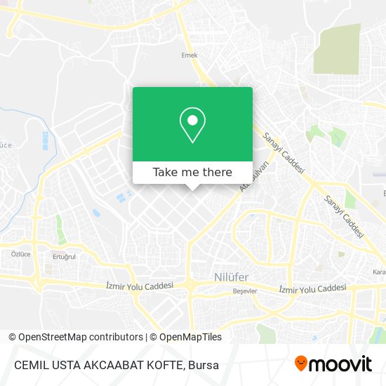 CEMIL USTA AKCAABAT KOFTE map