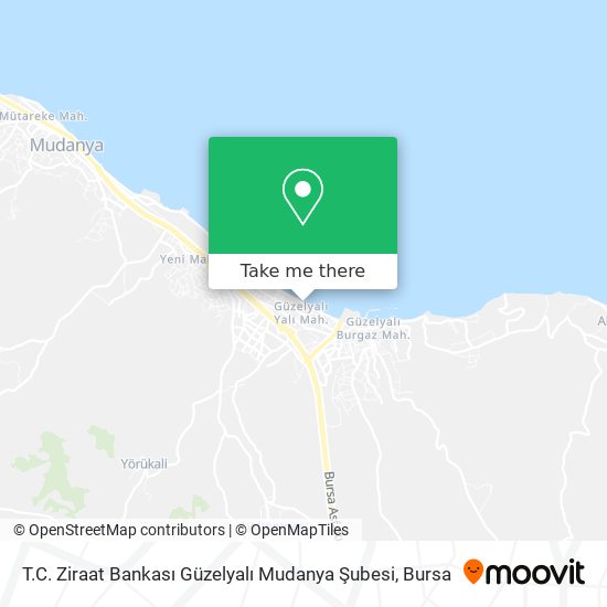 T.C. Ziraat Bankası Güzelyalı Mudanya Şubesi map