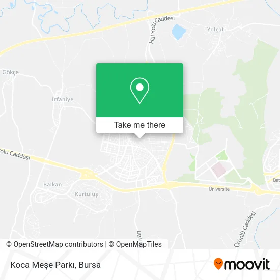 Koca Meşe Parkı map