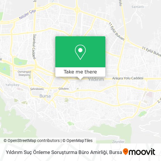 Yıldırım Suç Önleme Soruşturma Büro Amirliği map