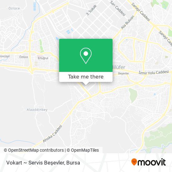 Vokart ~ Servis Beşevler map