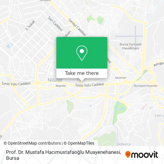 Prof. Dr. Mustafa Hacımustafaoğlu Muayenehanesi map