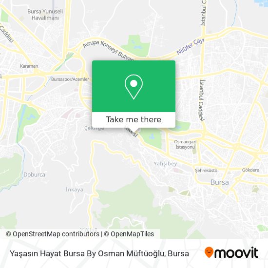 Yaşasın Hayat Bursa By Osman Müftüoğlu map