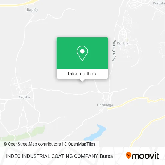 INDEC INDUSTRIAL COATING COMPANY map